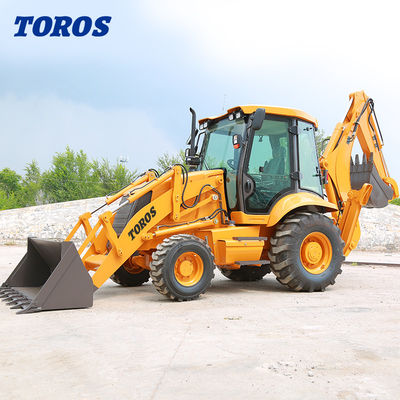 qualidade  TOROS Versatile Mini Backhoe Loader Machine 1 Ton 2 Ton 3 Ton fábrica