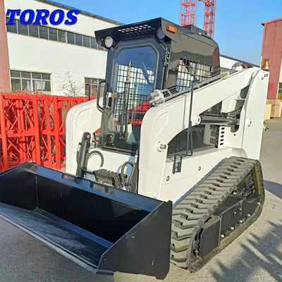 qualidade  All Terrain Skid Steer Loader With Cummins B3.3 Engine Easy To Maneuver fábrica