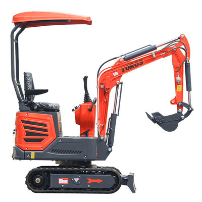 1.2 toneladas Motor Diesel Toros Mini Excavator Pressão de funcionamento 22MPa