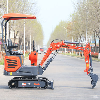 1.2 toneladas Motor Diesel Toros Mini Excavator Pressão de funcionamento 22MPa