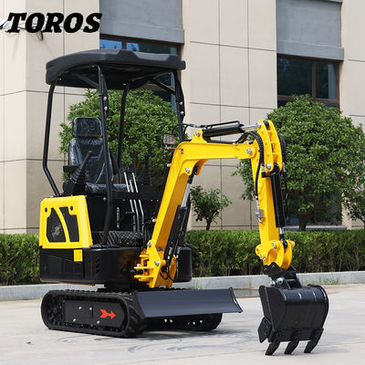 19KW Toros Mini Excavator Hydraulic 1,5 Ton Mini Digger Home Use