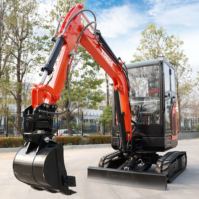 Engenharia Municipal 2.5 Ton Mini Excavator 24.5kw Micro Mini Excavator Com Cabine