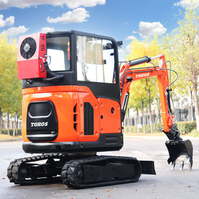 Engenharia Municipal 2.5 Ton Mini Excavator 24.5kw Micro Mini Excavator Com Cabine