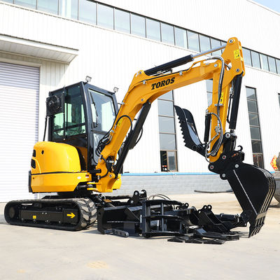 Toros 3,5 toneladas Mini Digger Minibagger Equipamento de escavação compacto