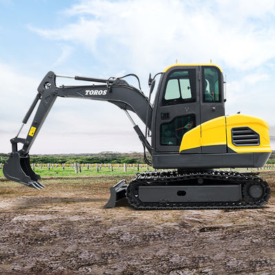 Altura máxima de escavação 4450 mm Máquina mini-escavação com comprimento de bastão 1240 mm