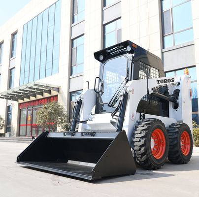 TOROS Branco JC45 JC65 Carregador Hidráulico Skid Steer Com Acessórios