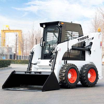 CE 500 kg-1200 kg Carregador de rodas hidráulicas Front End Carregador de articulação pequeno