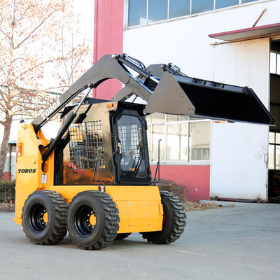 CE 500 kg-1200 kg Carregador de rodas hidráulicas Front End Carregador de articulação pequeno