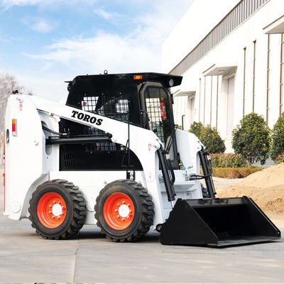 1 Tonne Mini Skidsteer Loader Pequeno Skid Loader Fácil de Usar Controles Simples