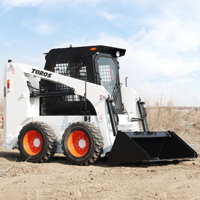 1 Tonne Mini Skidsteer Loader Pequeno Skid Loader Fácil de Usar Controles Simples