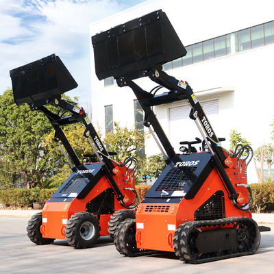 25-35hp Motor Mini Skid Steer Loader com sistema hidráulico 1-2 anos de garantia