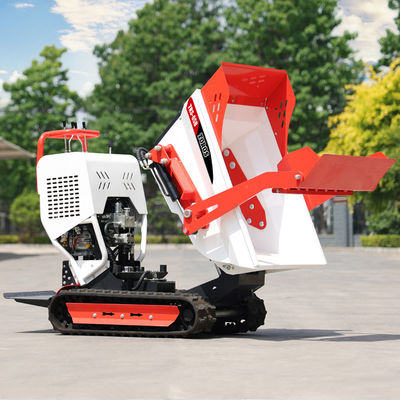 Pista de borracha gasolina Mini Dumper 500kg Forte capacidade de escalada