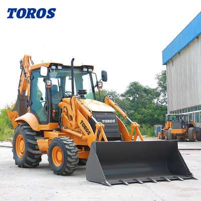 Máquina de carregamento de retroescavação versátil TOROS Mini 1 tonelada 2 toneladas 3 toneladas