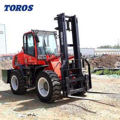 Fonte de alimentação para empilhadeira diesel 4wd de terreno irregular