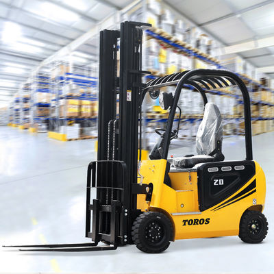 Segurança Carrinha de empilhadeira elétrica compacta e poderosa com raio de rotação de 3-4 m