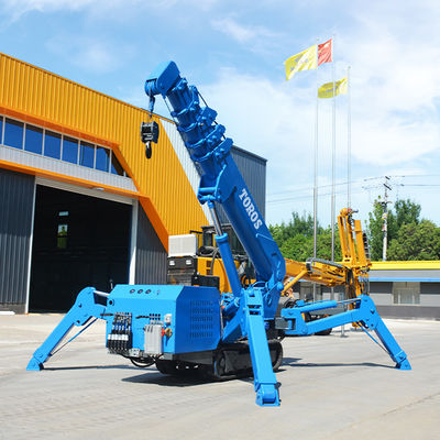 Aprovação da EPA Pequeno guindaste de aranha de 3 toneladas Guindaste de rastreamento de 5 toneladas Boom Lift