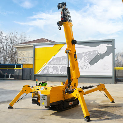 Aprovação da EPA Pequeno guindaste de aranha de 3 toneladas Guindaste de rastreamento de 5 toneladas Boom Lift