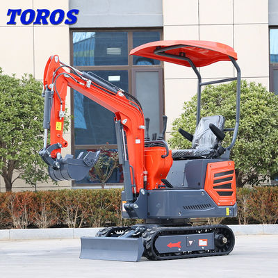 1 tonelada 1,2 tonelada 20hp Máquina mini escavadora Máquinas de movimentação de terra pequenas
