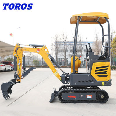 Amarelo Chinês 1,2 toneladas Micro Mini Digger Personalização aceitável