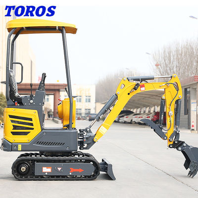 Excavadora Mini Crawler Leve Max. Profundidade de Escavação Vertical 1655mm