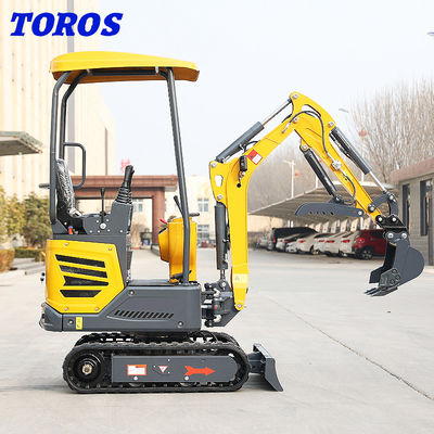 Amarelo Chinês 1,2 toneladas Micro Mini Digger Personalização aceitável