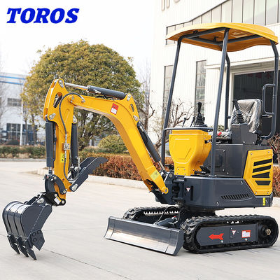 Amarelo Chinês 1,2 toneladas Micro Mini Digger Personalização aceitável
