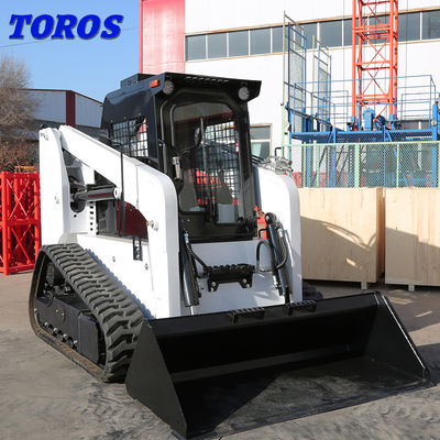 Multifuncional Mini Backhoe Track Skid Steer Loader Motor a diesel Alimentado