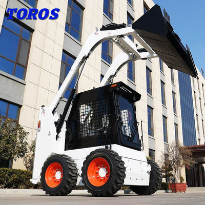 1 Tonne Mini Skidsteer Loader Pequeno Skid Loader Fácil de Usar Controles Simples