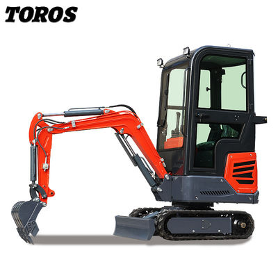 930 mm Largura do chassi 1200 kg Mini Excavadora para Construção Leve