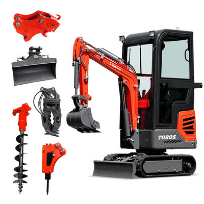 930 mm Largura do chassi 1200 kg Mini Excavadora para Construção Leve