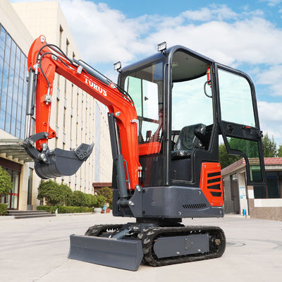 Mini-excavadora hidráulica personalizável para uso agrícola de 1,2 toneladas, fácil de operar