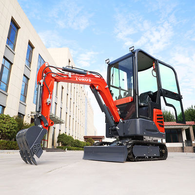 Mini máquina escavadora 1.2T da esteira rolante da velocidade ajustável para projetos de pequena escala