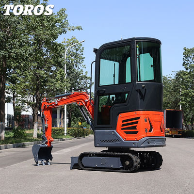 Excavadora Mini Crawler de 1,2 toneladas altamente manobrável 180 mm Largura da pista