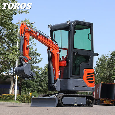 Excavadora mini-crawler de 1 tonelada personalizável com 405 mm de distância do solo
