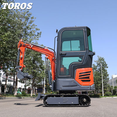Excavadora mini-crawler de 1 tonelada personalizável com 405 mm de distância do solo