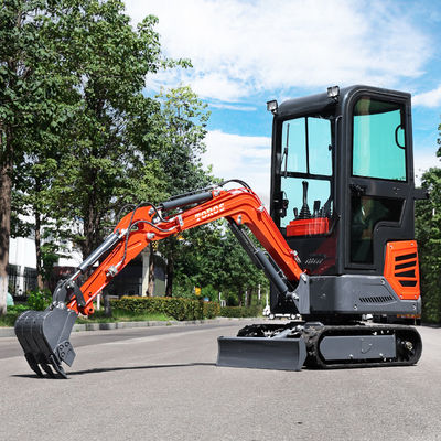 Mini-excavadora hidráulica personalizável para uso agrícola de 1,2 toneladas, fácil de operar