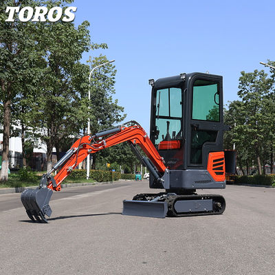 Alto desempenho 1,2 toneladas Mini Excavador Pequena Excavadora Crawler Eficiente Energético