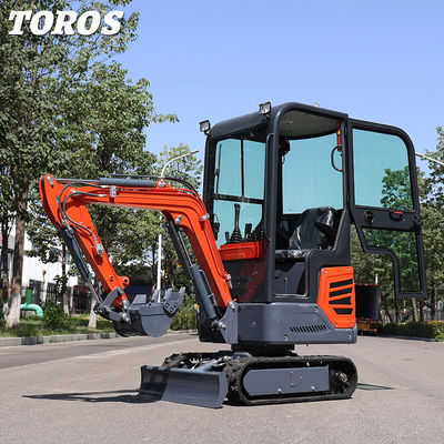 Excavadora mini-crawler de 1 tonelada personalizável com 405 mm de distância do solo