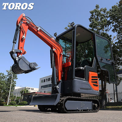 930 mm Largura do chassi 1200 kg Mini Excavadora para Construção Leve