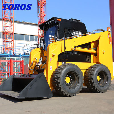 Ventilação fechada do cárter 1000Kg Pequeno carregador frontal Skid Steer 1 ano de garantia