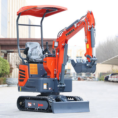 Excavadora mini-crawler de 1 tonelada personalizável com 405 mm de distância do solo