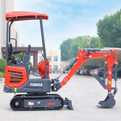 930 mm Largura do chassi 1200 kg Mini Excavadora para Construção Leve