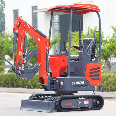 Obras Municipais Mini Escavação de uma tonelada Mini Máquina de Escavação com Traço de 180 mm