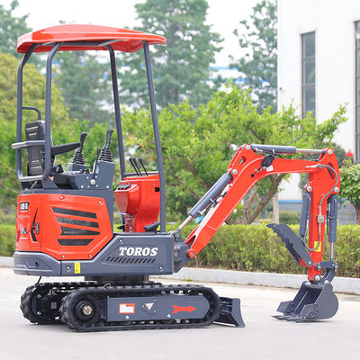 Excavadora multiuso de 1,2 T Pequena Excavadora de jardim 2870*930*2030mm Dimensão