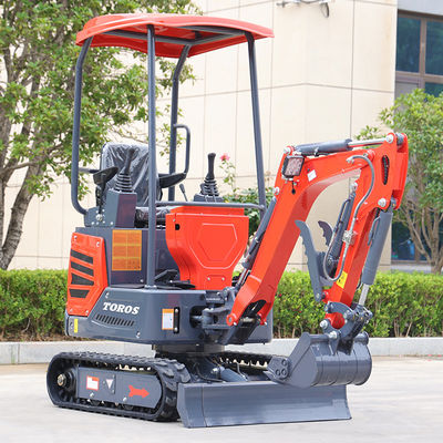 Construção de estradas Mini Excavadora 1200kg Utilização industrial