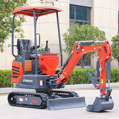 Excavadora comercial de 1,2 toneladas Excavadora hidráulica de pequeno porte 20hp