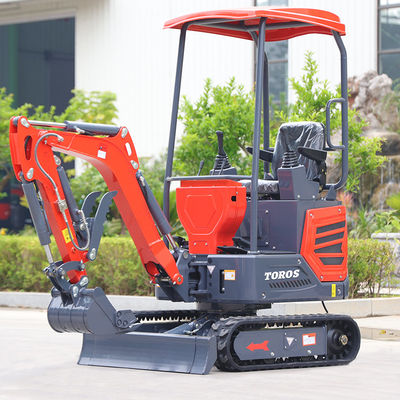 Excavadora comercial de 1,2 toneladas Excavadora hidráulica de pequeno porte 20hp