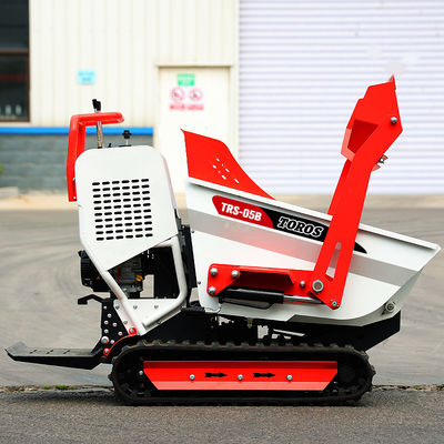 500-800KG Mini-Dumper Motor Diesel de Pista de Borracha Alimentado para Transporte