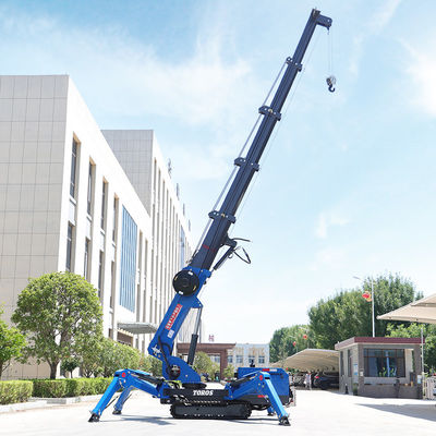 Espaço de 16.8m TOROS Tracked Spider Crane para engenharia de espaço estreito