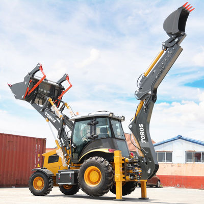 Equipamento de carregador de retroescavadeira de rodas de 2500 kg
